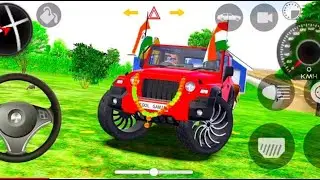 Dollar (Song) Shidu Mosewala Modified Mahindra White Thar Indian Cars Simulator 3D Gameplay Part-99