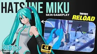 HATSUNE MIKU [Fortnite x Hatsune Miku Collab] | Fortnite Reload Build Gameplay