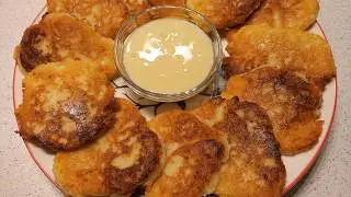Cottage cheese pancakes. Quick 4-ingredient recipe. Healthy food for kids and adults.