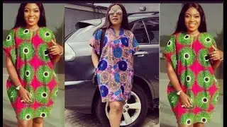DIY Learn how to cut and sew trendy Danshiki kimono dress with front slit/ Bubu short dress