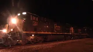 CSX 7201 leads I037-02 at Folkston Winterwatch 12/3/22