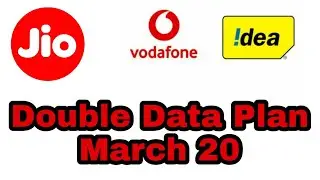 Jio New Double Data Plan🔥 | Jio Double Data Voucher Plan 20th March #jiodoubledata #vodafone #jio