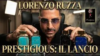 Lorenzo Ruzza ready for the biggest perfume launch Milan has ever seen!