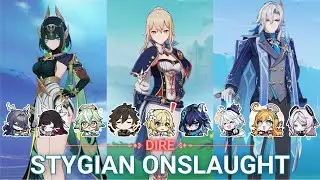 C0R0 Nefer / C0 Jean / C0R1 Neuvillette - Luna IV (6.3) Dire Stygian Onslaught (256s)