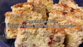 HOMEMADE SUGEE Cake (Rich with Roasted Nuts and Cranberries)