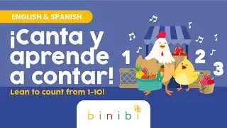 Learn to Count in Spanish | Bilingual Numbers Song for Kids | Spanish-English Song by Binibi