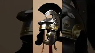 Annafi Roman Centurion Helmet with Black Plume | 18g carbon steel medieval helm Cosplay costume sca