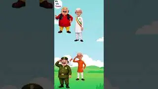 Motu and Patlu or 26 Janvari banai Magic Vfx Toons, Funny shorts #cartoon #motupatlu #shorts #vfx