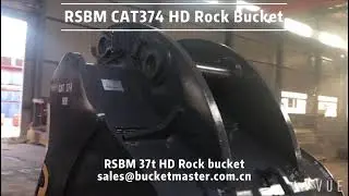 RSBM CAT374 Excavator Extreme Duty Bucket