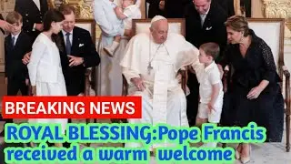 Pope Francis received a warm welcome from Luxembourg's Grand Ducal Family