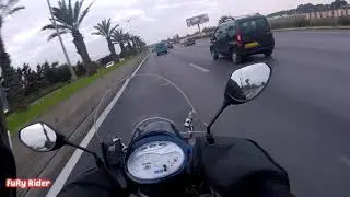 SYM Fiddle 3 top speed test on algeria highway