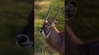 A Majestic Waterbuck in the Kenyan Woodland 🦌🌿