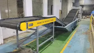 Wiremesh Conveyor System - Steel Profile Oil dipping and drying process 