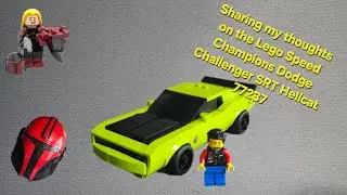 Давайте рассмотрим Lego Speed ​​Champions Dodge Challenger SRT Hellcat 77237