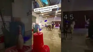 Who hit the bowling pin?!