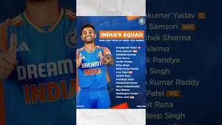 india vs england t20 series squad#shorts