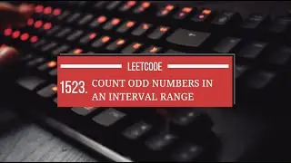 Leetcode 1523 || Count Odd Numbers in an Interval Range ||  @studytoexecute4402 || #leetcode #python