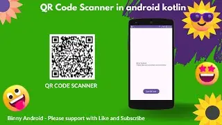 QR Code Scanner in android kotlin in Hindi Urdu