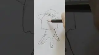 Finger Ghost with Witch Hat &ndash; Fun Halloween Drawing