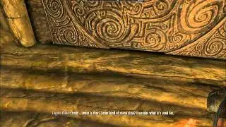 Walking through a hall in Kovanjund and using the Ebony Claw. (Skyrim)
