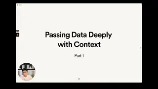 Passing Data Deeply  with Context  - Part1