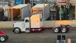 Semi truck pull at the big iron classic 2025