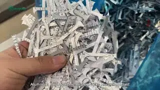 Tablet/Medication Foil Blister Packs Recycling Plant (300 Kg/Hour)