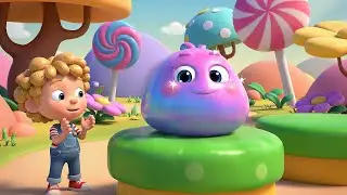 Fall Guys Jelly Jumper Bounced Off a Moving Platform | Nursery Rhymes for Kids & Baby Songs