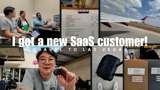 Наш ПЕРВЫЙ B2B SaaS-клиент! (Командировка в Вегас)