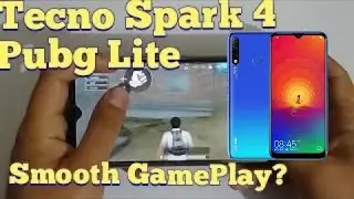 Tecno Spark 4 Pubg Mobile Lite Test / Gameplay | Can we play it smoothly? Tecno Spark 4 gaming test