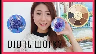 Trying the Tarte Rainforest of the Sea Vol. II Eyeshadow Palette w/Chin Sub (中字) | Caaarinalicious
