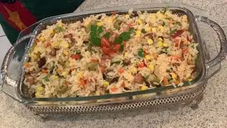 ARROZ A GREGA COM BACON E CALABRESA PRA SUA FESTA DE NATAL