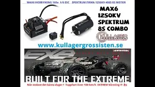 Arrma Kraton EXB on Max6 and 1250kv Firma 4985 8s run §
