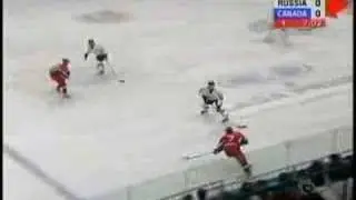 Brandon Sutter Hits Alexei Cherepanov
