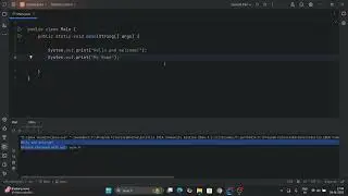 How to run java Program | How to print Java Code | How to output java code in Intellij IDEA