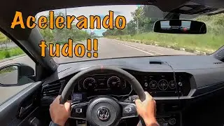 Acelerei o Jetta GLI forjado de 650 CV e 70Kgfm - (Passa dos 350km/h!)