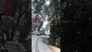 snowfall at shimla ridge and mall road shimla