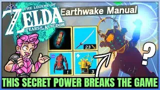 How to Get this Secret OP HIDDEN POWER - Earthwake & Yiga Clan Armor Guide - Tears of the Kingdom!