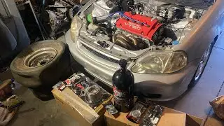 NITROUS OUTLET DIRECT PORT KIT INSTALL ON H2B CIVIC EK