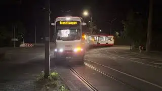 Stadtbahn-Dortmund Ausfahrt vom ersten Modernisierten  B80C in Dorstfeld 
