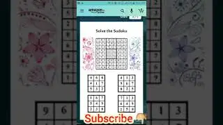 Amazon Sudoku Quiz Answers Today। Win 5000 Amazon Pay Balance। 3 July 2021। StudyCrux। Quiz #Shorts