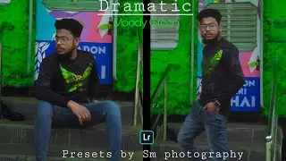 Moody Green Tone || Dramatic Moody Green tone || Lightroom photo editing || Lightroom color Greade