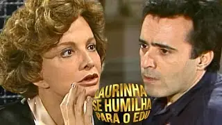 Rainha da Sucata ‐ Laurinha implora para o Edu n&atilde;o ir embora da mans&atilde;o