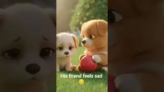 Bruno the Puppy Learns to Share 🐶💛 | Baby Moral Story