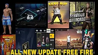 FREE FIRE👇 OB 24 HUGE UPDATE FF 🇳🇪 LOBBY FREE FIRE । New Character! NEW 4 Emote !Free elite pass 💎