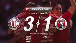 3-1 Resumen Toluca Vs Tijuana J17 Apertura 2017