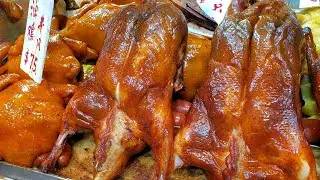 Roast Pig Hongkong Streetfood Crispy #RoastGoose #Suckling-pig #Belly #RoastedDuck #chicken #ASMR