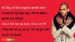 Chris Brown - Theraflu [LYRIC VIDEO]
