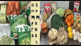 Compra semanal vegana.