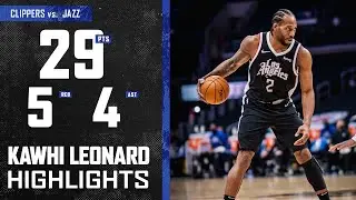 Kawhi Leonard Returns and Registers 29 Points vs. Utah Jazz | LA Clippers